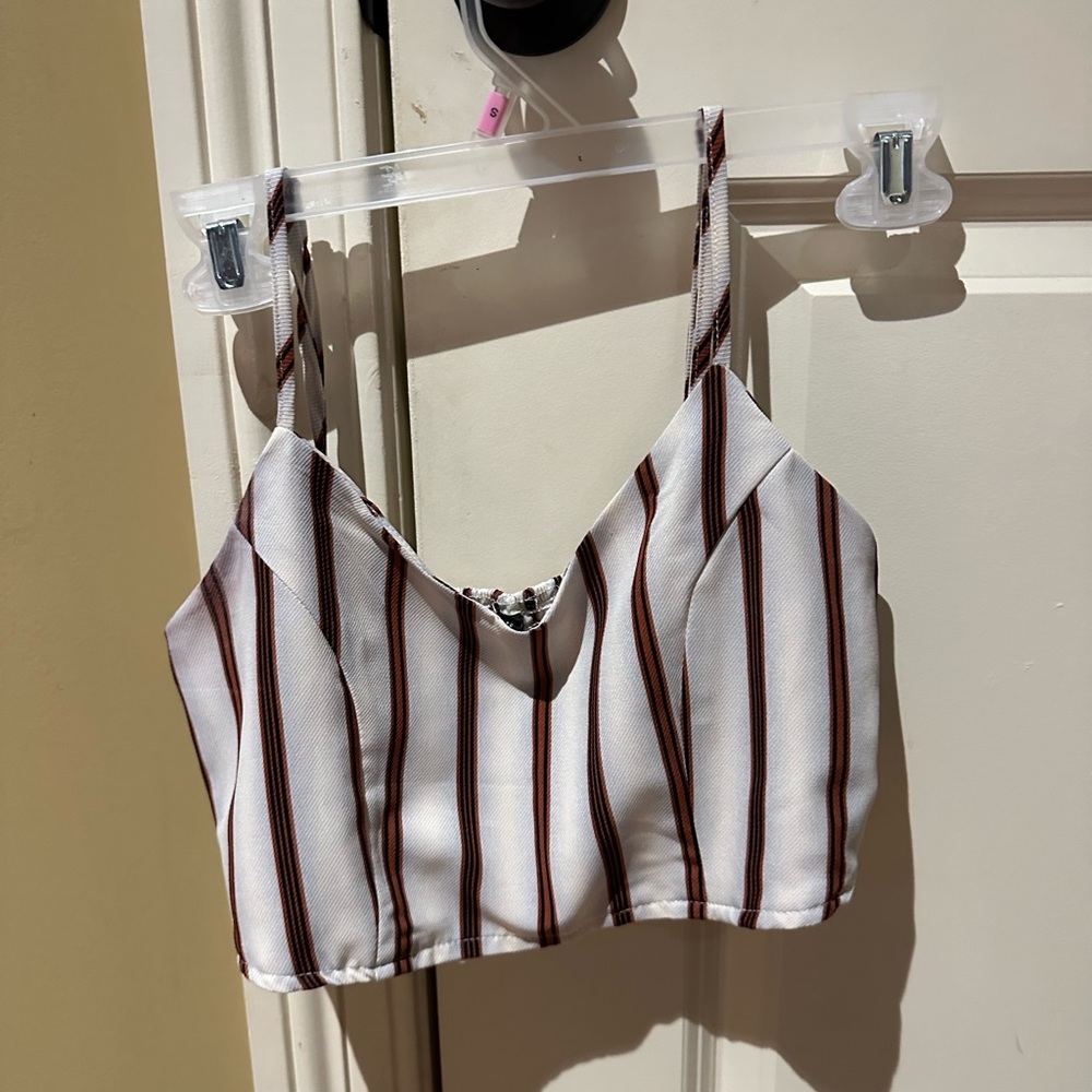 Zaful crop top set size 4